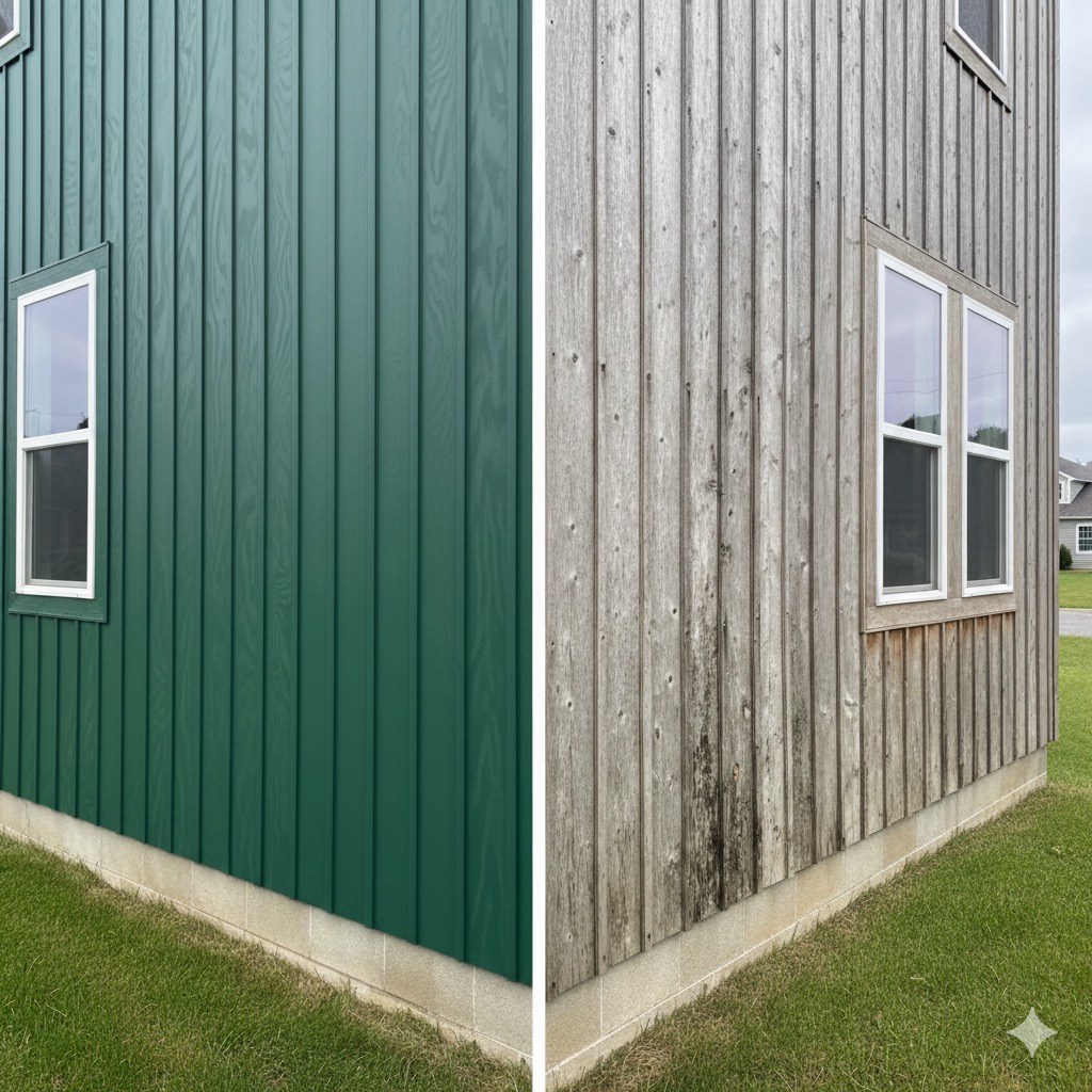 SmartSide Siding to Wood Siding Comparison
